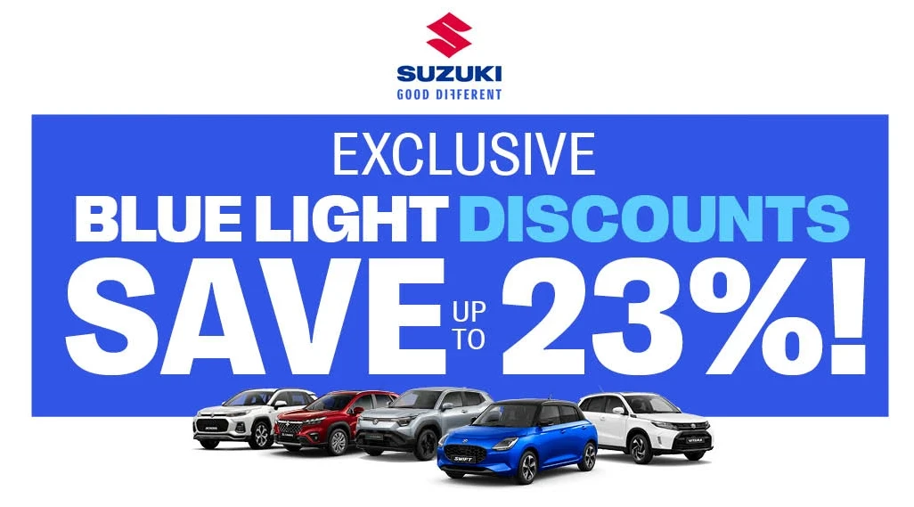 Suzuki Blue Light and Corporate Offers Now available | This is the time to buy | John Banks Suzuki