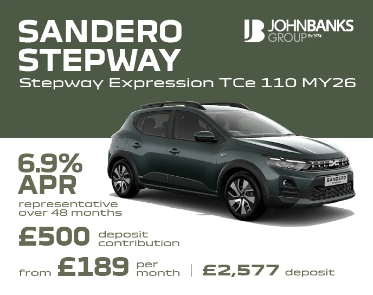 Dacia Sandero Stepway Expression TCe 110 Current Offer