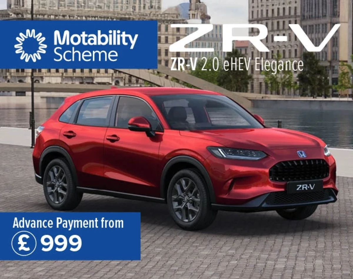ZR-V 2.0 eHEV Elegance Motability Scheme Offer