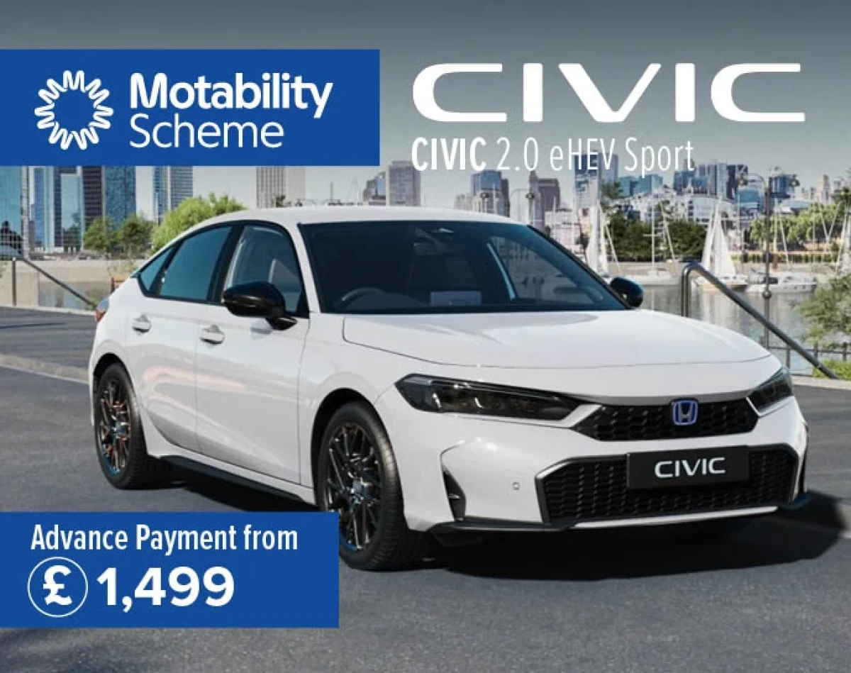 CIVIC 2.0 eHEV Sport Motability Scheme Offer
