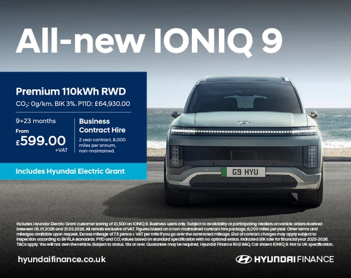 Hyundai IONIQ 9 Premium 7 Seat Auto Business Contract Hire Offer