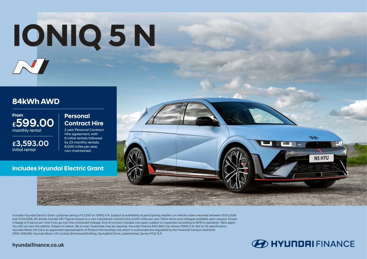 Hyundai IONIQ 5N Current Personal Contract Hire Offer - Business