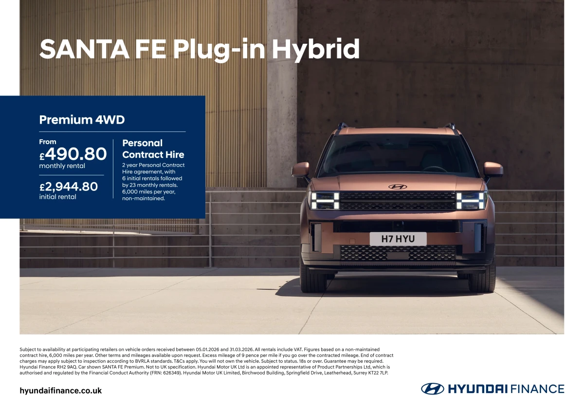 SANTA FE Hybrid Plug-In Hybrid Personal Contract Hire Offer - Business