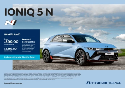 Hyundai IONIQ 5N Current Personal Contract Hire Offer