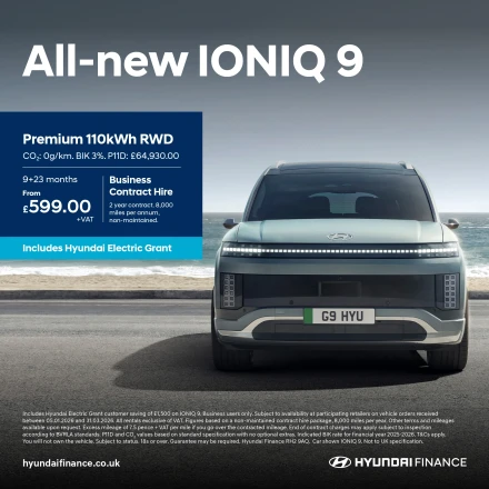Hyundai IONIQ 9 Premium 7 Seat Auto Business Contract Hire Offer