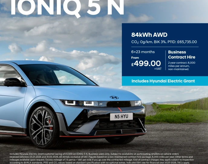 Hyundai IONIQ 5N Current Business Contract Hire Offer