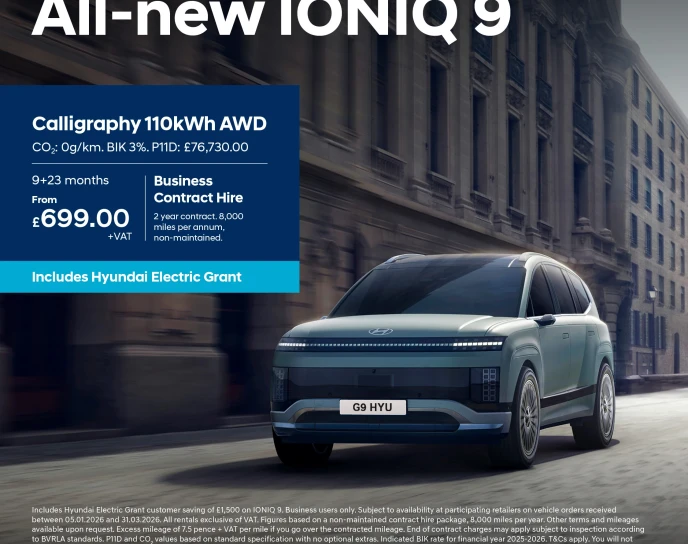 Hyundai IONIQ 9 Calligraphy 110kWh AWD | Business Contract Hire Offer - New Vehicles