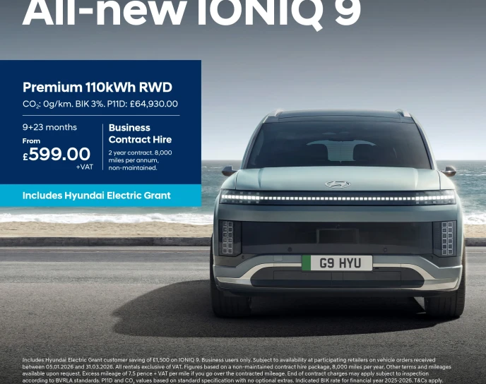 Hyundai IONIQ 9 Premium 7 Seat Auto Business Contract Hire Offer