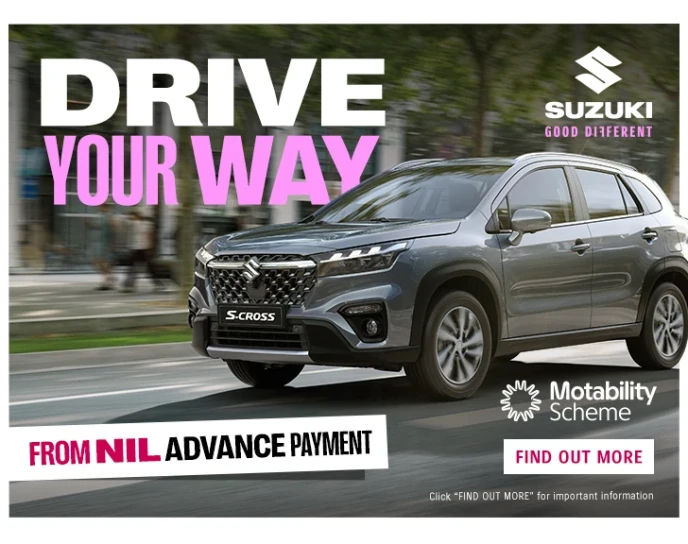 Suzuki S-Cross Current Motability Offer
