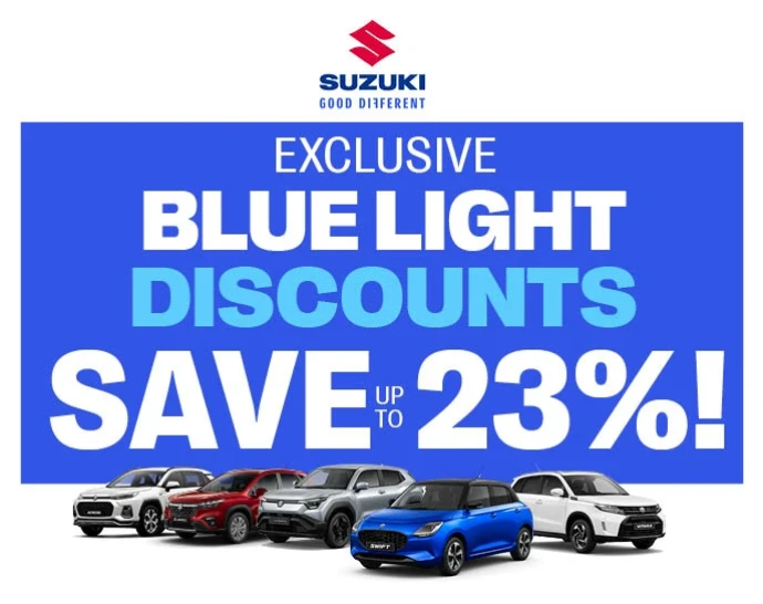 Suzuki Blue Light and Corporate Offers Now available | This is the time to buy | John Banks Suzuki