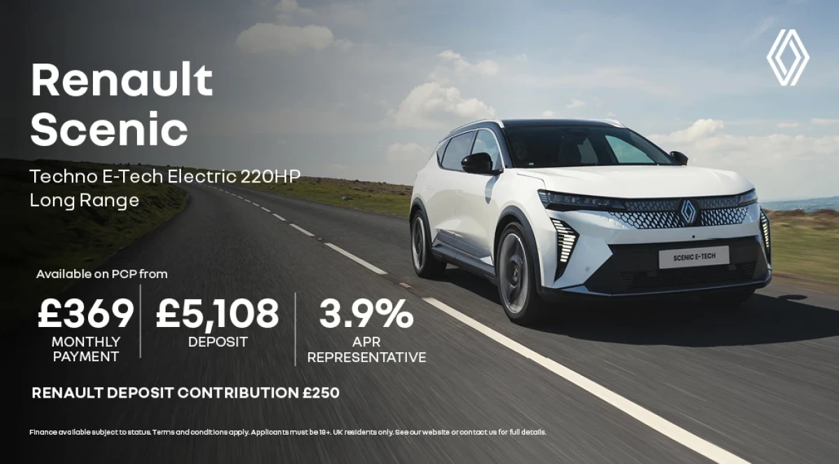 Renault Scenic Techno E-Tech Electric 220 hp Long Range