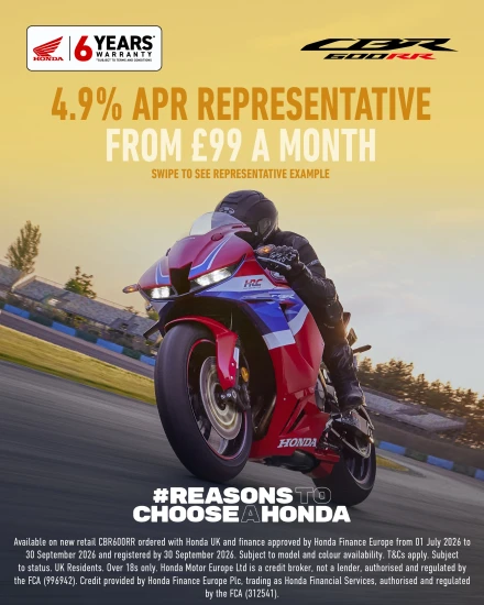 Honda Motorcycles CBR600RR Offer