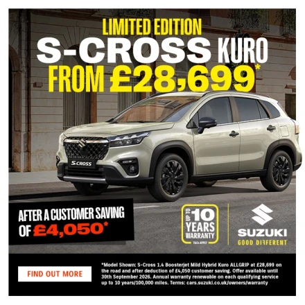 Suzuki S-cross 1.4 Special Edition KURO ALLGRIP - From £28,699