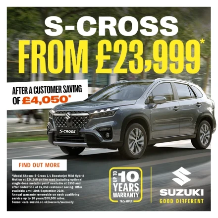 Suzuki S-Cross Current Retail Offer