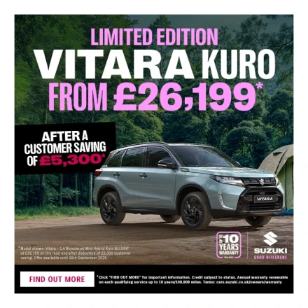 Suzuki Vitara 1.4 Special Edition KURO ALLGRIP - From £26,199