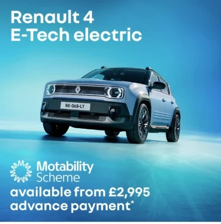 Renault 4 Motability Scheme Current Offer