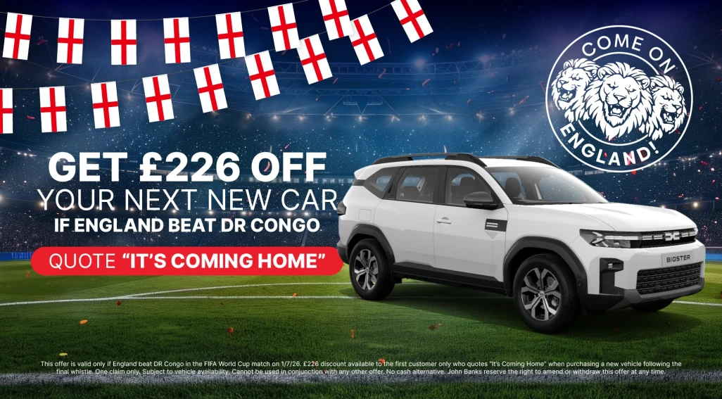 John Banks Dacia World Cup Winning Offer