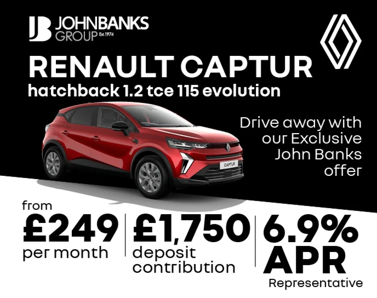Renault Captur Exclusive JBG Current Offer