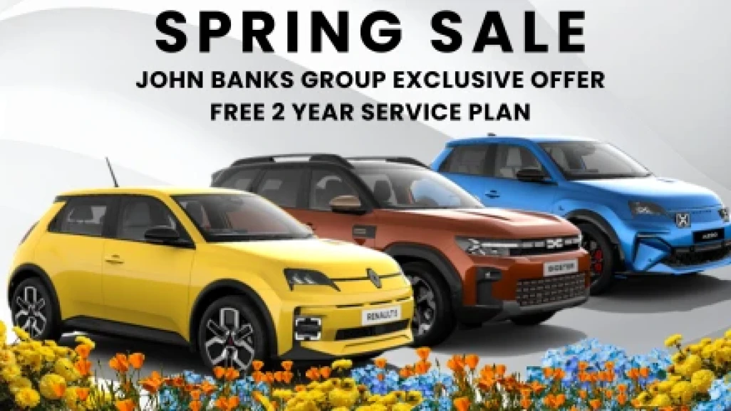 Spring Sale on Renault Dacia and Alpine at our John Banks Dealerships