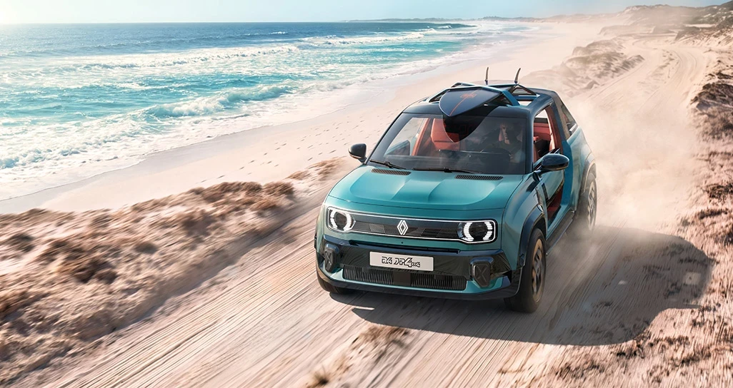 Renault unveils beach-ready 4 JP4x4 Concept at Roland-Garros 2026