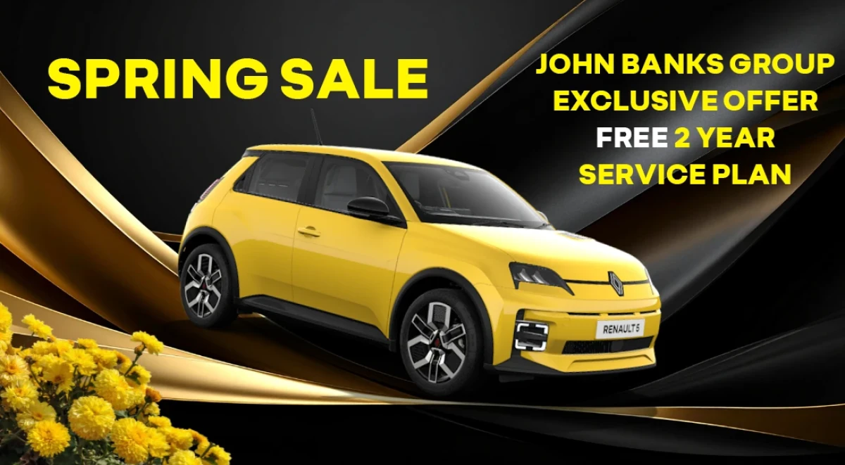 John Banks Renault Exclusive New Car Offer 11th to 19th May 2026