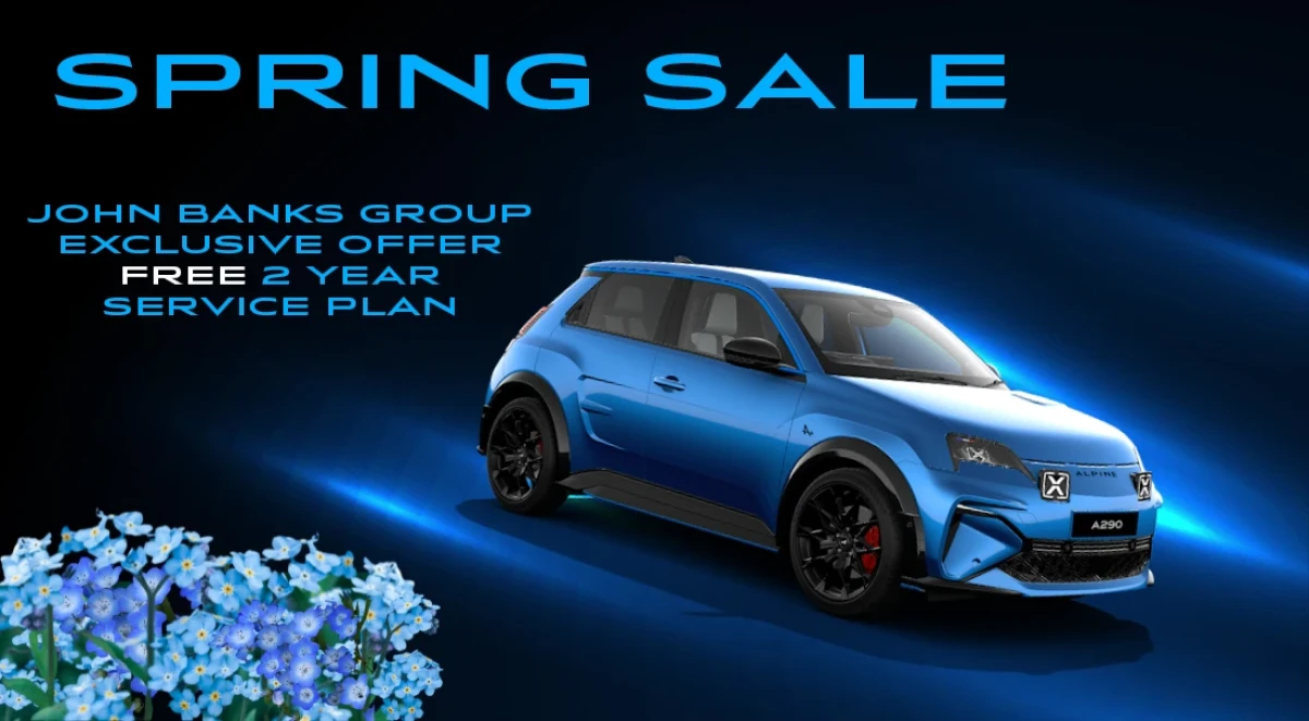John Banks Alpine Exclusive New Car Offer 11th to 19th May 2026