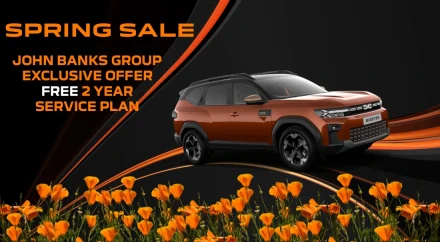 John Banks Dacia Exclusive New Car Offer 11th to 19th May 2026