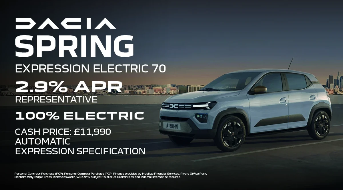 Dacia Spring Expression Electric 70 Current Offer