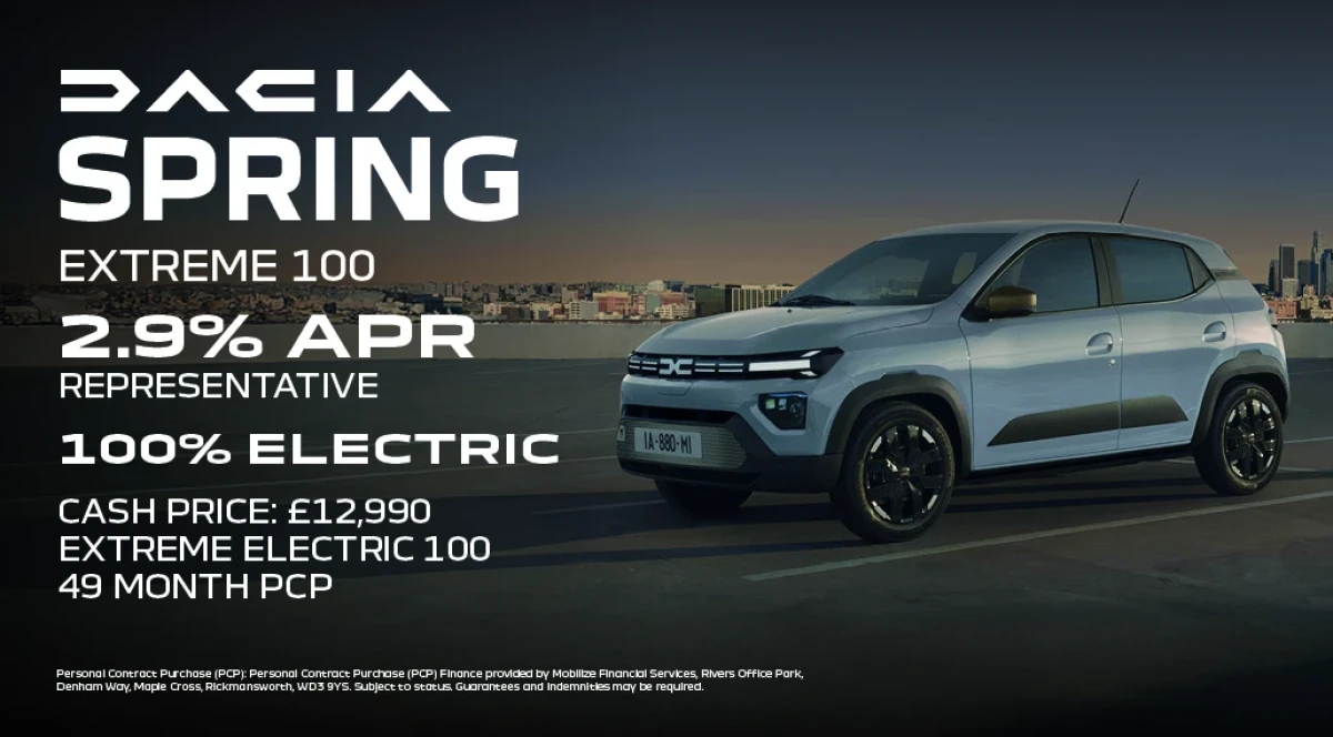 Dacia Spring Extreme 100 MY26 Current Offer