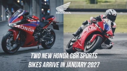 Two New Honda CBR Sports Bikes Arrive in January 2027
