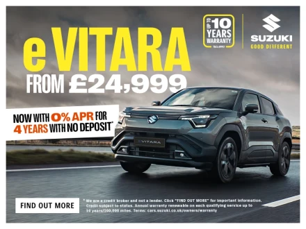 Suzuki e-Vitara Motion 49kWh Current Retail Offer
