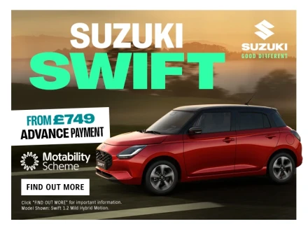 Suzuki Swift Motability Scheme Current Offer