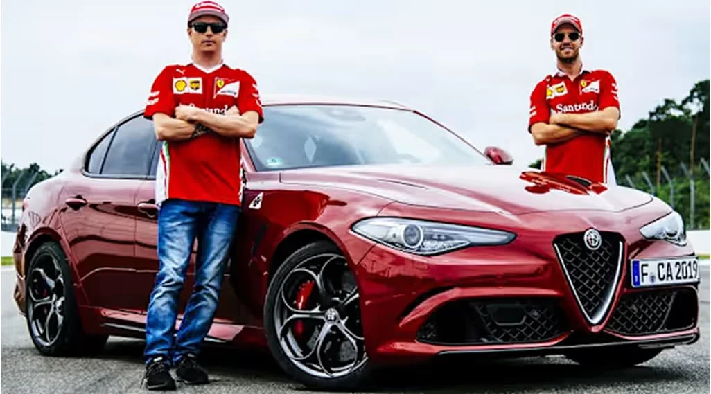 Alfa Romeo Giulia Quadrifoglio Wows F1 Drivers