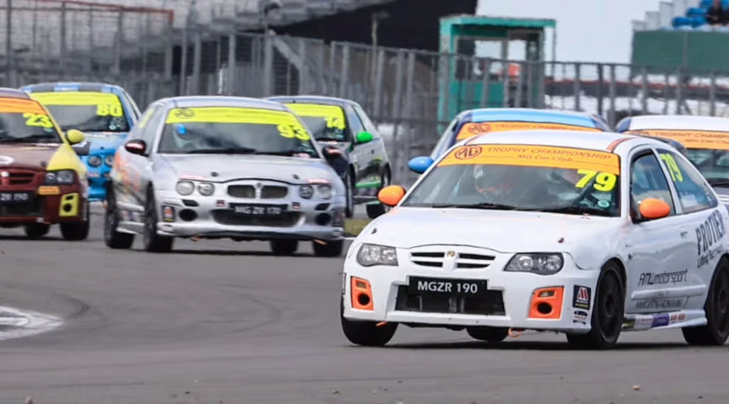 MG Trophy racing at Oulton Park