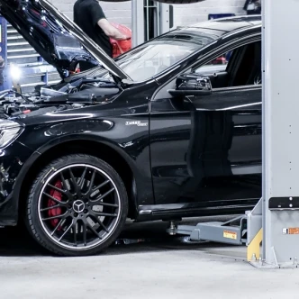 What's included in a Mercedes A and B service? Image