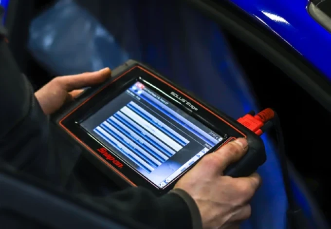 What's involved in a vehicle diagnostic test? Image