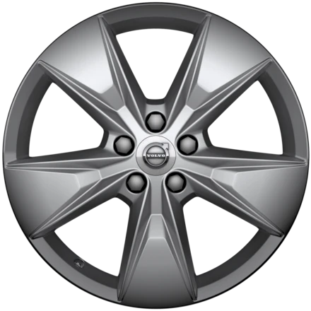 18″ 5-spoke glossy silver