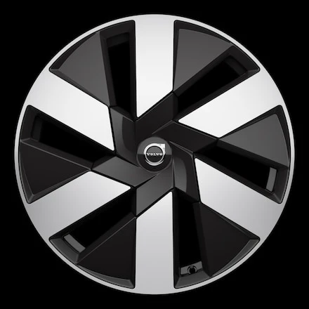 19″ 6-spoke glossy black diamond cut