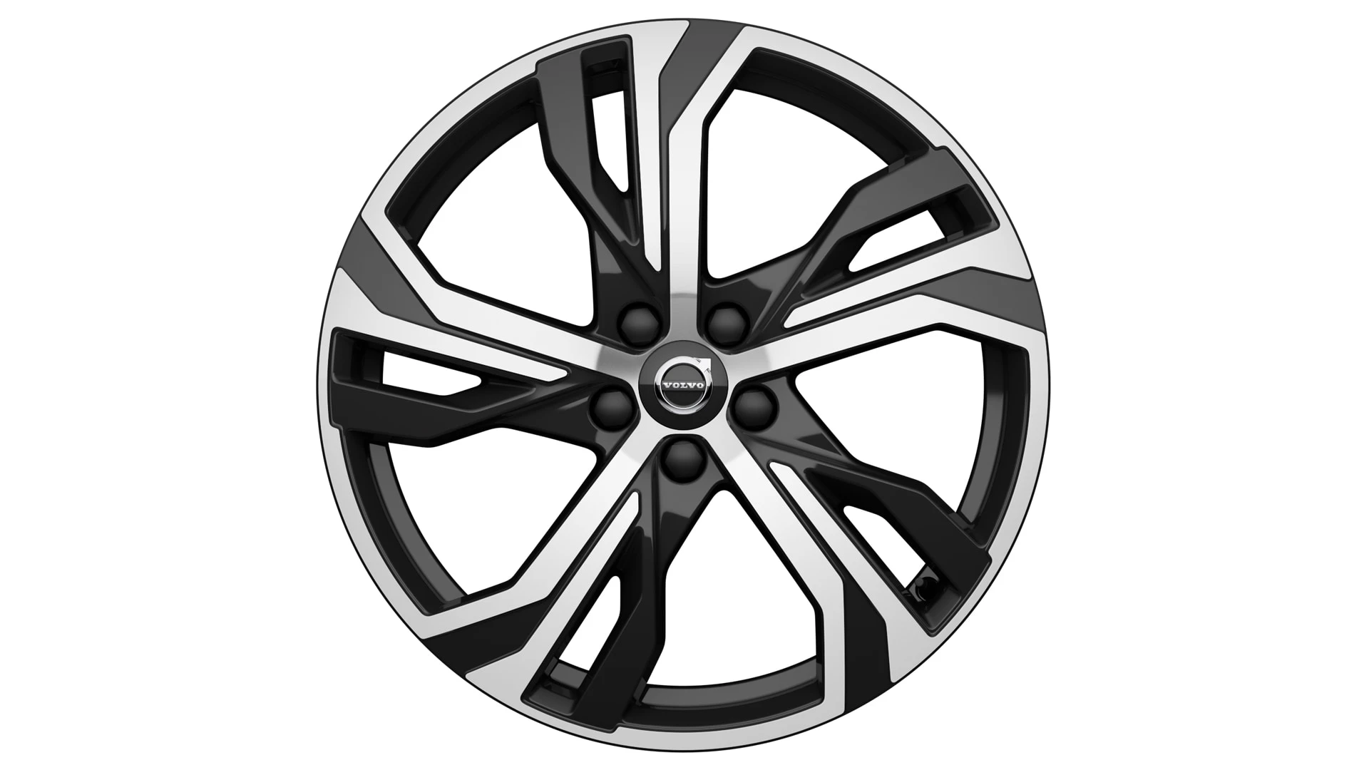 19″ 5-triple spoke glossy black diamond cut
