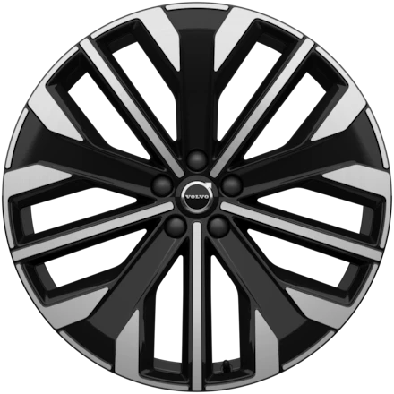 21″ 5-multi spoke black diamond cut