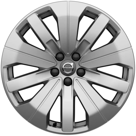 19″ 5-double spoke glossy silver