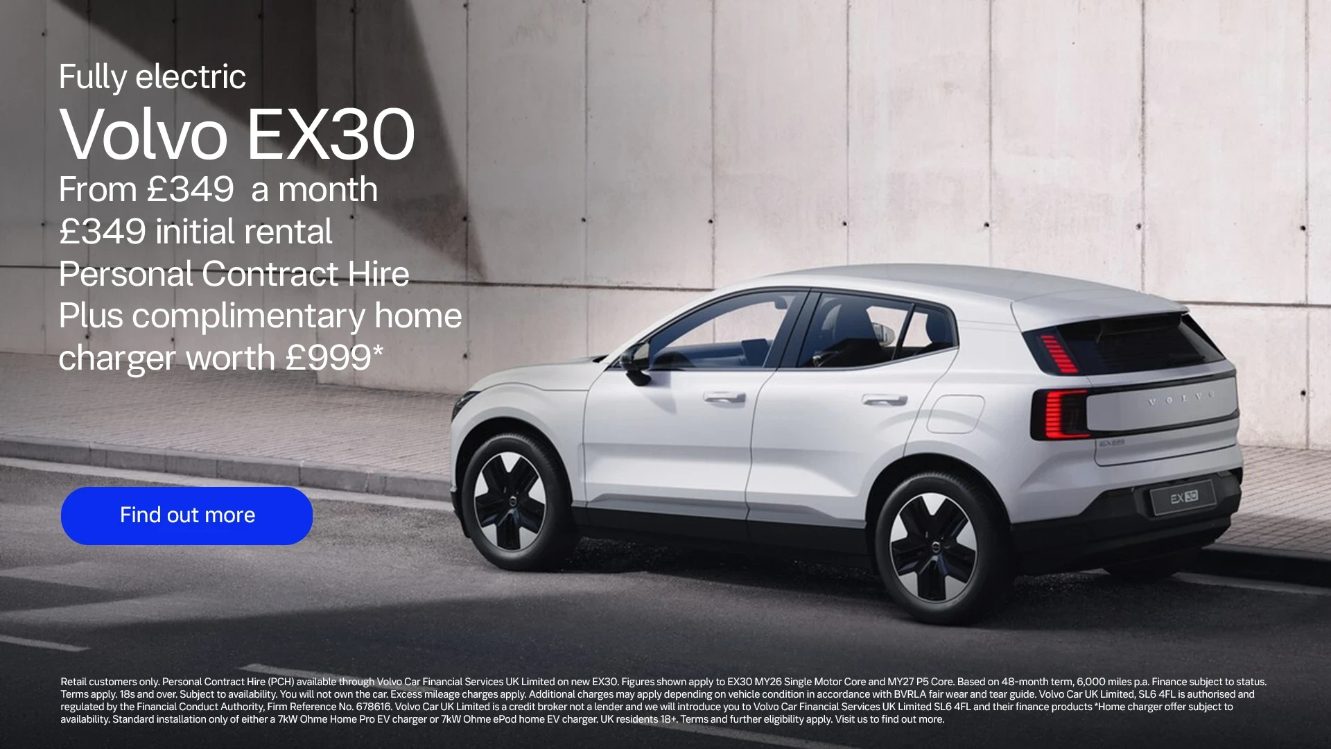 Volvo EX30 offer from Ray Chapman Motors