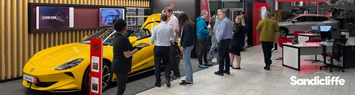 Cyberster Launch Event 2024 at Sandicliffe MG Nottingham