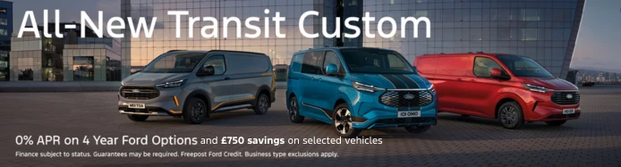 The New Ford Transit Custom: The Ultimate Workhorse | Sandicliffe