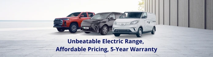 Maxus vans offers unbeatable electric mile range