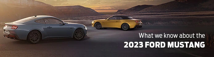 Look at what we know about the 2023 Ford Mustang