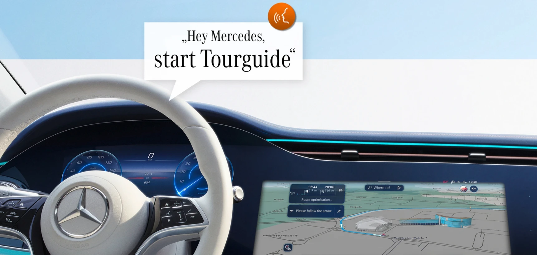 “Hey Mercedes, start Tourguide”