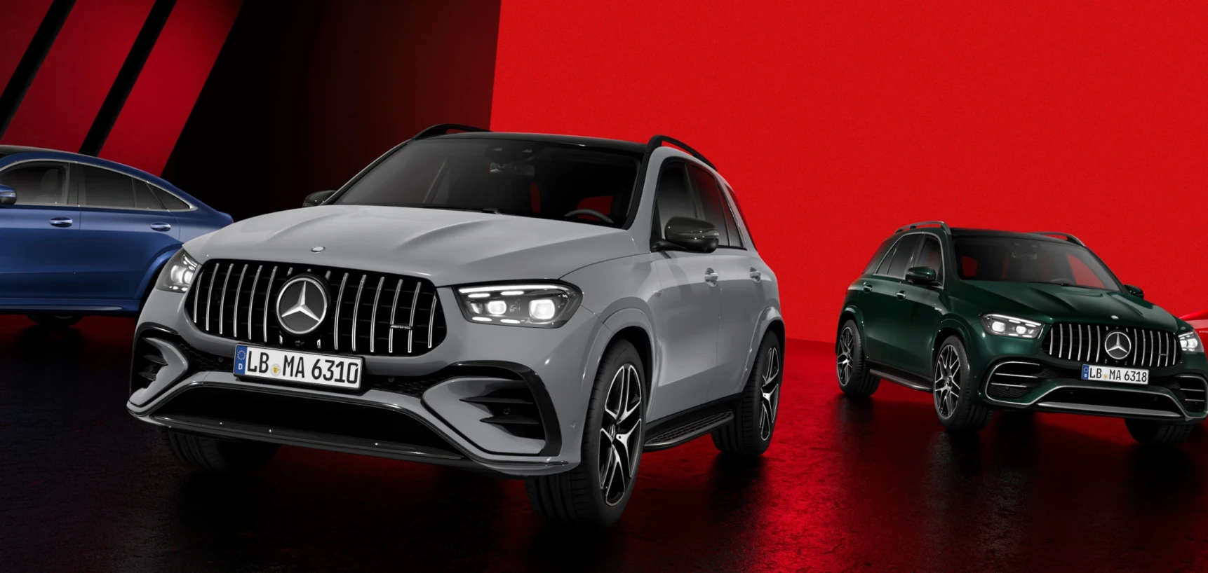 The Mercedes-Benz GLE facelift 2023.