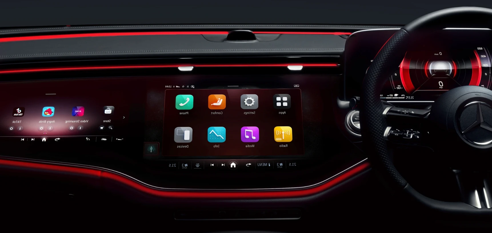 The new E-Class: dimensional concept and interior design