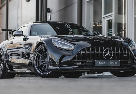 Exclusive customer handover of the Mercedes-AMG GT Black Series
